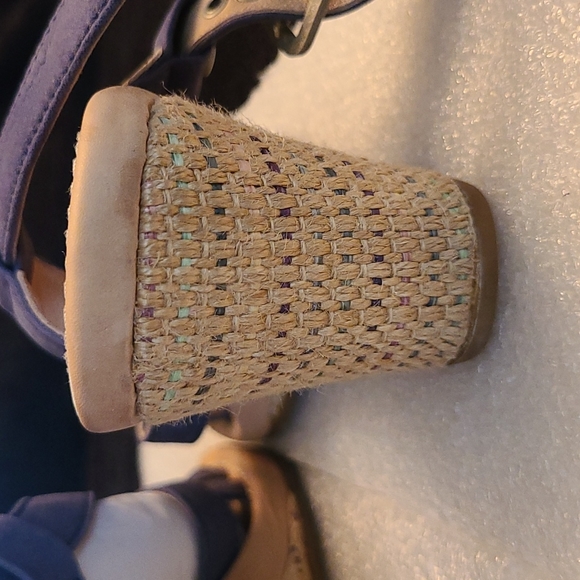 Ugg Espadrille Wedge Leather Sandals - Picture 7 of 14